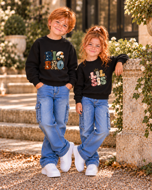 Sweatshirt enfant mixte - Big Bro & Little Sis