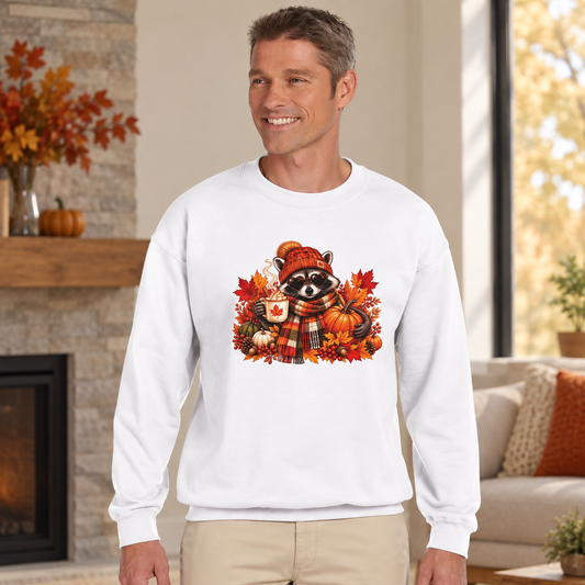 Sweatshirt Automne & Raton Laveur
